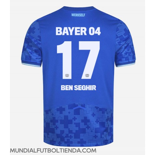 Camiseta Bayer Leverkusen Eliesse Ben Seghir #17 Tercera Equipación Replica 2025-26 mangas cortas Camiseta Bayer Leverkusen Eliesse Ben Seghir #17 Tercera Equipación Replica 2025-26 mangas cortas